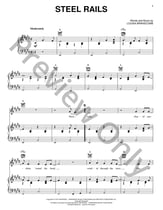 Steel Rails piano sheet music cover